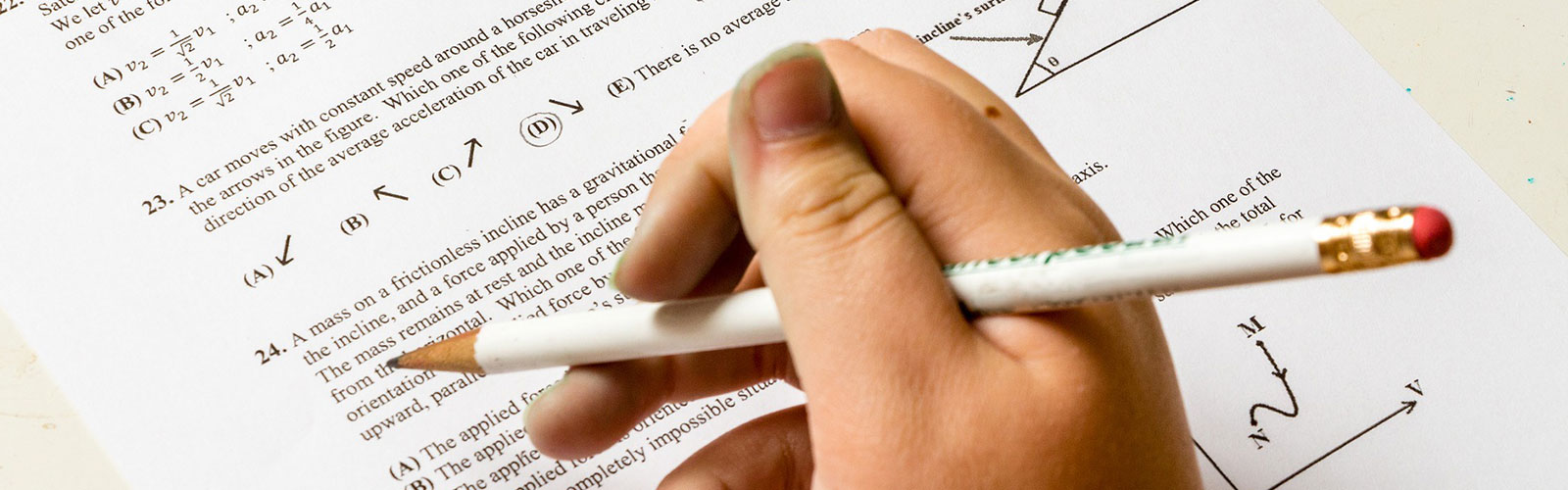 UPSC aspirant attempting a Vajirao and Reddy IAS mock test