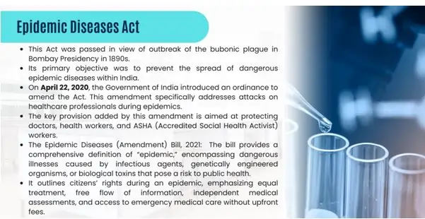 Epidemic diseases act